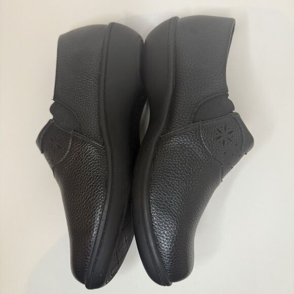 Flex Step Women Wide Black Shoes Loafers Size 7W With Memory Foam - Picture 6 of 13